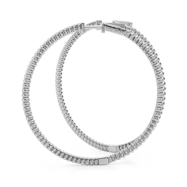 Classic Inside-Out Pavé Diamond Hoop Earrings  (1 1/2 ct. tw.)